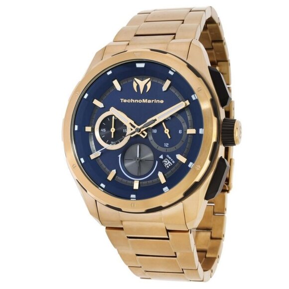 NWT Authentic Technomarine OCEAN Chronograph GMT Quartz Men's Watch - Picture 1 of 3